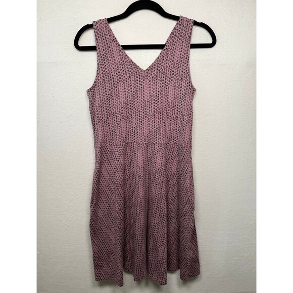 Pact Dresses & Skirts - Pact Fit & Flare Tank Dress, Lavender/Purple Print, Medium